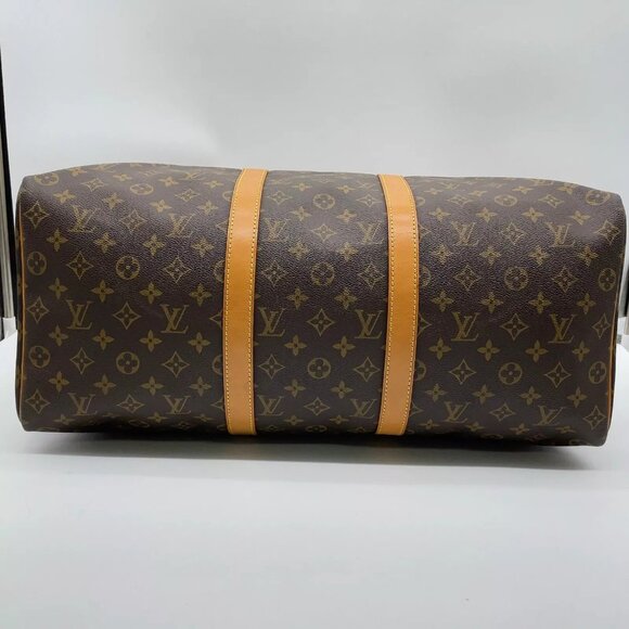 Authentic Louis Vuitton Monogram keepall 50 M41426 Boston Bag - Picture 6 of 11